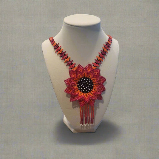 FLOR HUICHOL NECKLACE