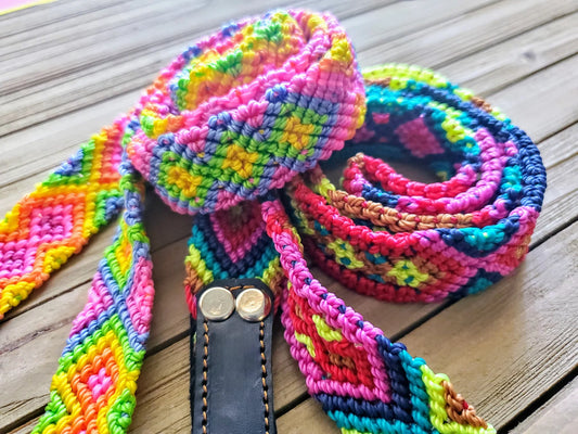 DOG LEASH - HANDWOVEN