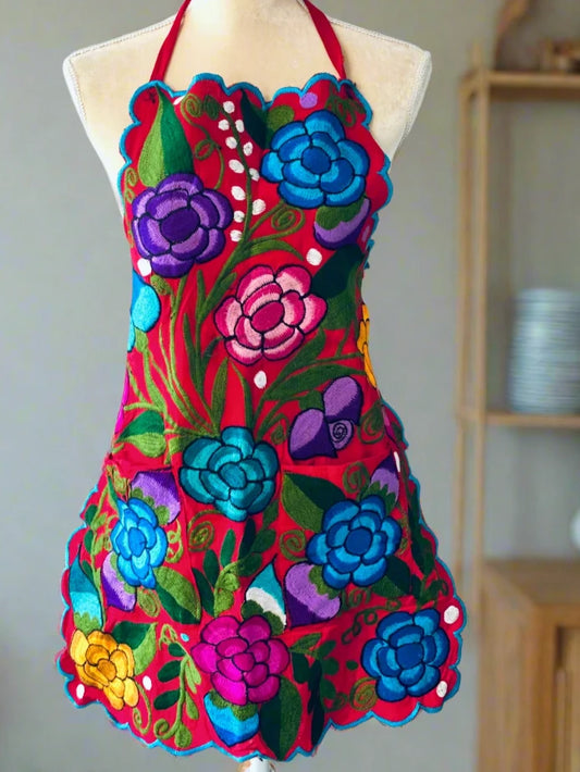 MEXICAN EMBROIDERY APRON