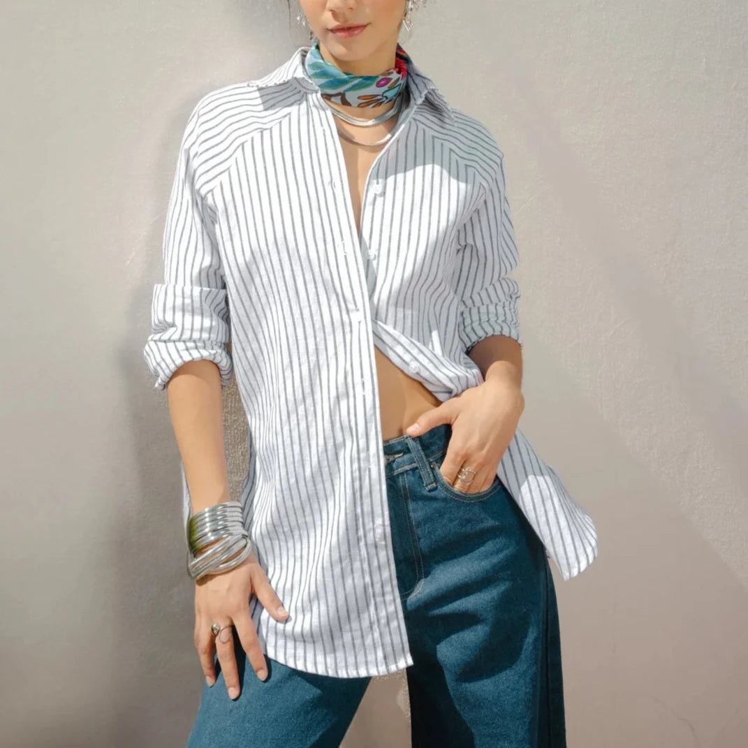 CAMISA RANGLAN - BUTTON DOWN