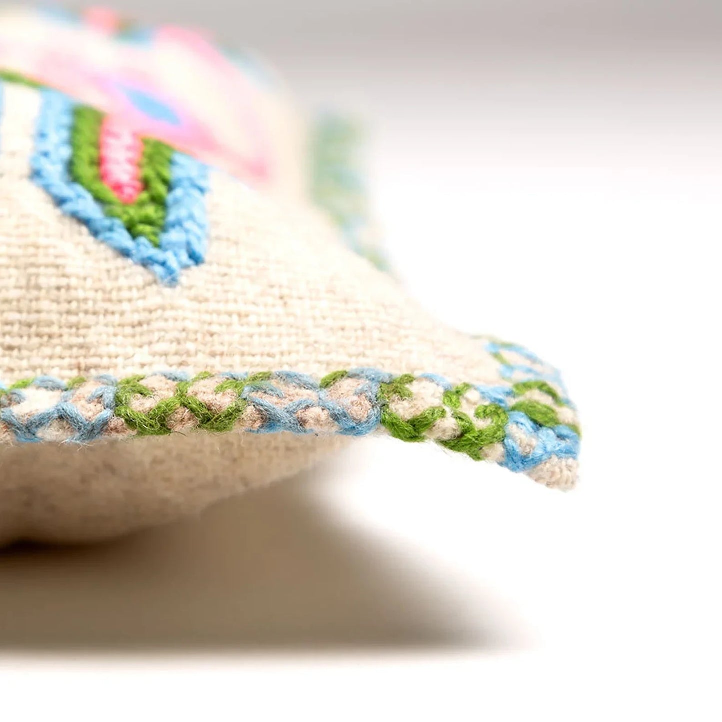 MEXICAN DECORATIVE PILLOW COVER -  WOOL