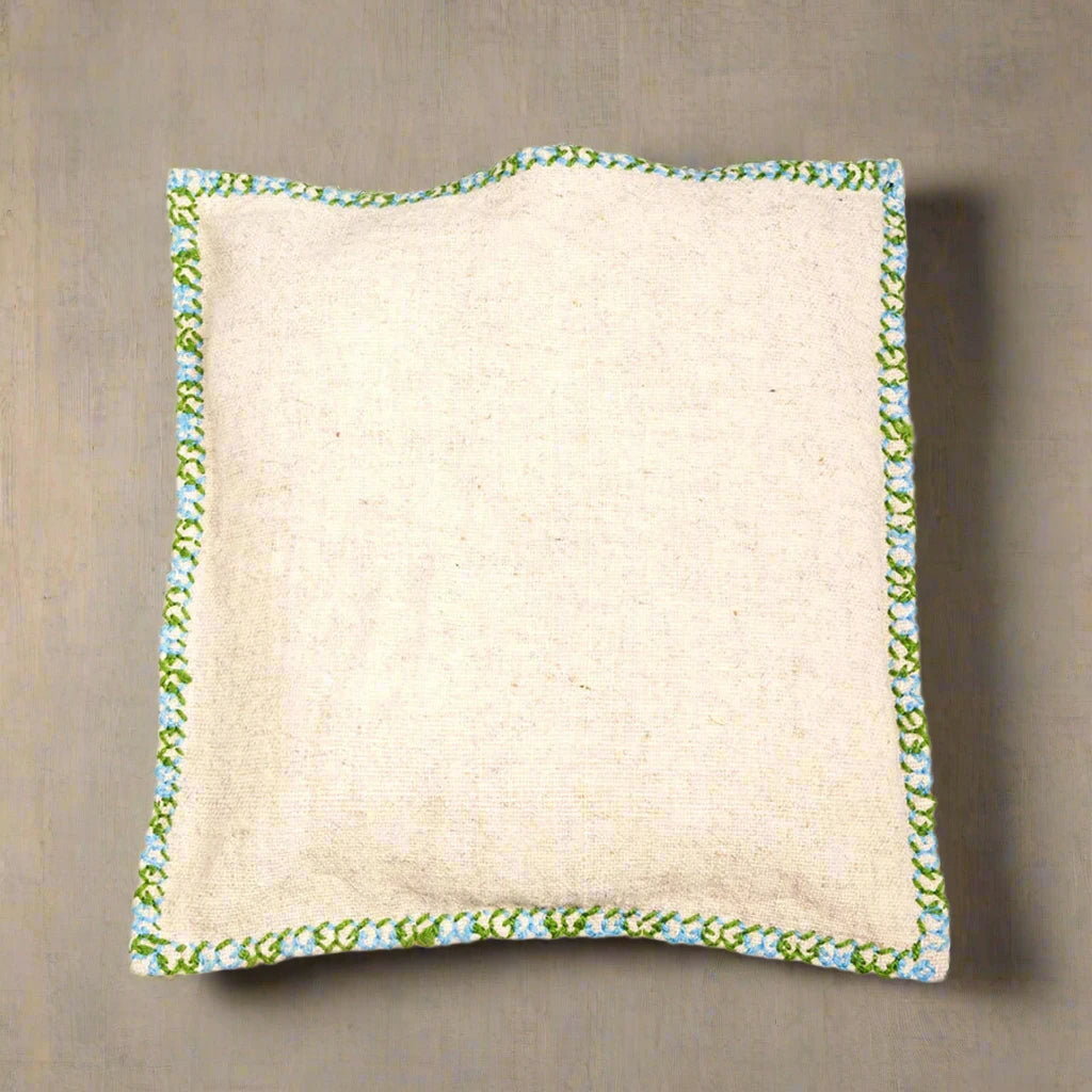 MEXICAN DECORATIVE PILLOW COVER -  WOOL