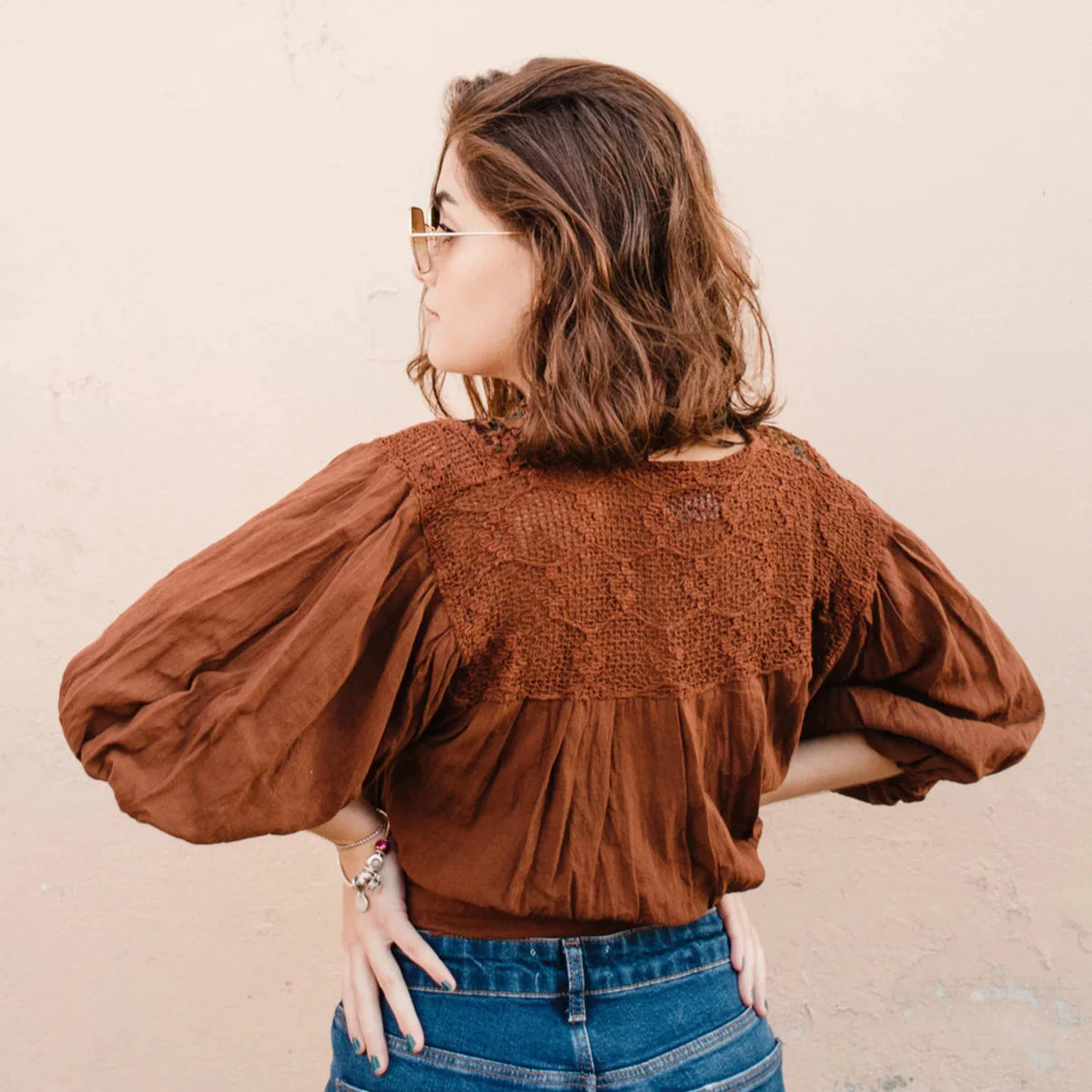 SAN ANTONIA BLOUSE  (SHORT SLEEVE)