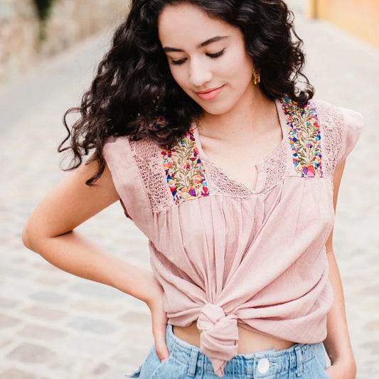 SAN ANTONIA BLOUSE  (SLEEVELESS)
